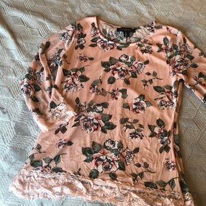 NWOT Floral top